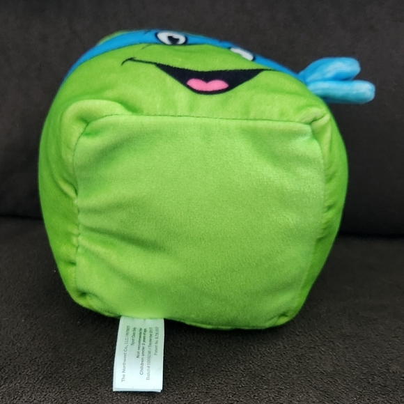 🐢💚 Teenage Mutant Ninja Turtles Plush Cube – 6-Inch Green Turtle Pre-Owned - Picture 6 of 12
